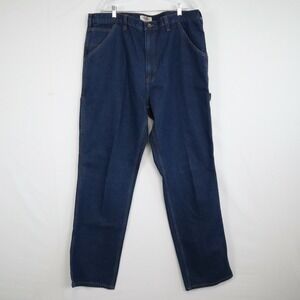 Big Mac Jeans Mens 42x36 Workwear Carpenter Utility Pocket‎ Painter Denim Blue